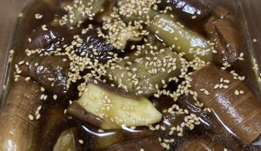 AIレシピ　ナスの煮浸しと大根のサッパリなます